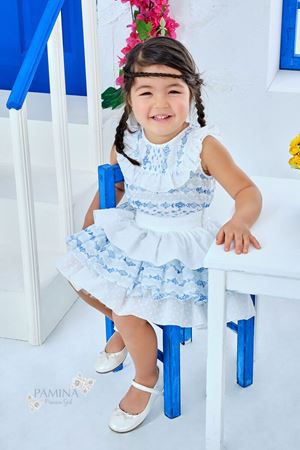 PAMİNA 311002CA MAVİ ELBİSE