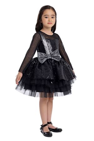 PAMİNA 34041PR SİYAH ELBİSE