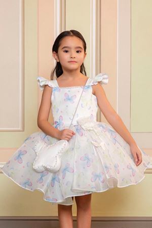 PAMİNA 33291PR MAVİ ELBİSE