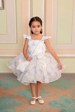 PAMİNA 33291PR MAVİ ELBİSE