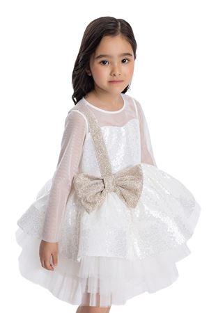 PAMİNA 34041PR EKRU ELBİSE