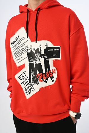 MARIONS MB-7219 KIRMIZI SWEATSHIRT