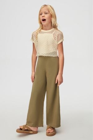 NK Kids 38337 FİLE T-SHIRT 8/14 KREM