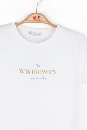 NK Kids 38360 NATURALLY T-SHIRT EKRU 8/14