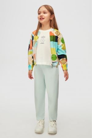 NK Kids 38511 JOY T-SHIRT EKRU/MAVİ 4/8