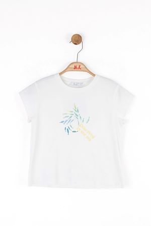 NK Kids 38532 SLOW T-SHIRT EKRU 4/8