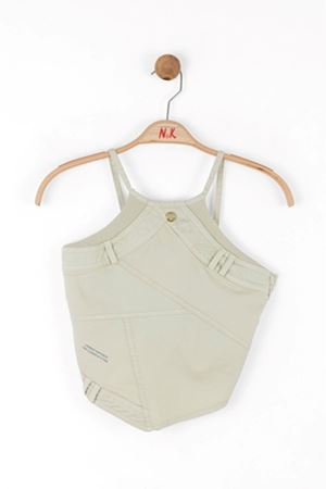 NK Kids 38821 PARÇALI CROP YEŞİL 10/16