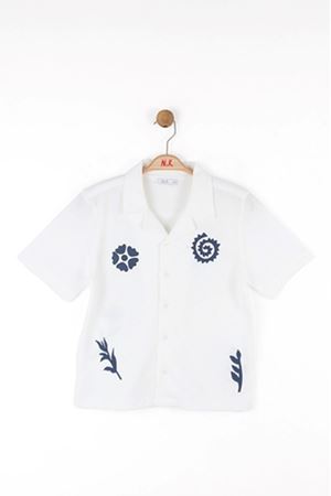 NK Kids 48310 ORLEANS GÖMLEK 8/14 EKRU