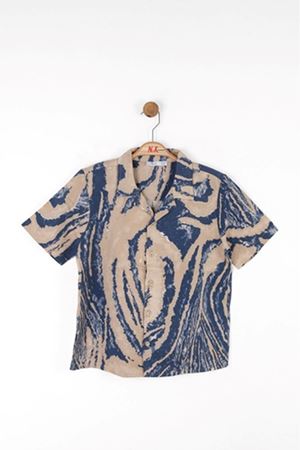 NK Kids 48315 COLOMBES GÖMLEK İNDİGO 8/14