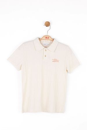 NK Kids 48328 GROW GREEN T-SHIRT KREM 8/14