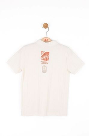 NK Kids 48328 GROW GREEN T-SHIRT KREM 8/14