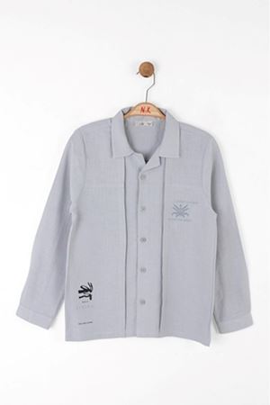 NK Kids 48350 TRUE GÖMLEK GRİ 8/14