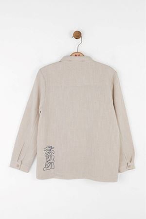 NK Kids 48350 TRUE GÖMLEK KREM 8/14 