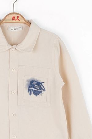 NK Kids 48508 IMAGINATION GÖMLEK VİZON 4/8