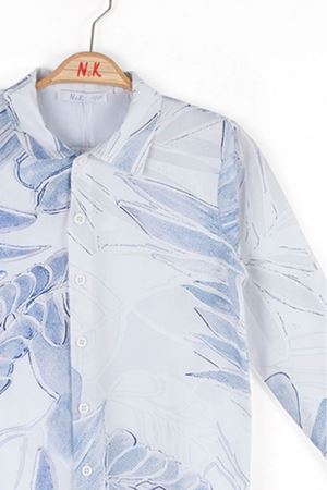 NK Kids 48515 ALASKAN GÖMLEK MAVİ 4/8