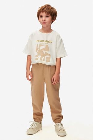 NK Kids 48518 INNOVATION T-SHIRT 4/8 EKRU