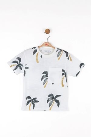 NK Kids 48520 BAHAMA T-SHIRT 4/8 EKRU/HAKİ