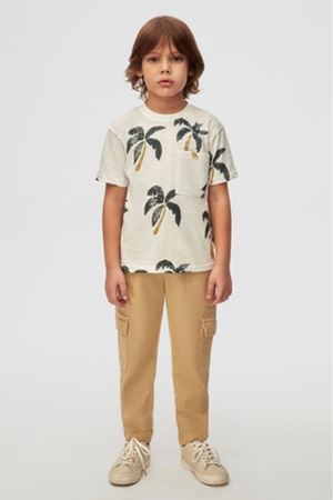 NK Kids 48520 BAHAMA T-SHIRT 4/8 EKRU/HAKİ
