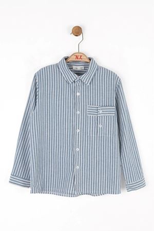 NK Kids 48521 MING GÖMLEK İNDİGO 4/8