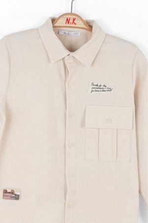 NK Kids 48523 ADVENTURE GÖMLEK KREM 4/8