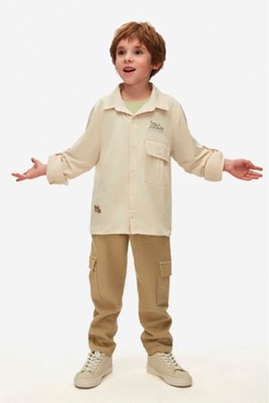 NK Kids 48523 ADVENTURE GÖMLEK KREM 4/8