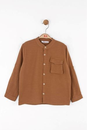 NK Kids 48525 CASHEW GÖMLEK KAHVE 4/8