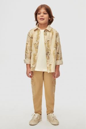 NK Kids 48529 SOFT GÖMLEK YEŞİL 4/8