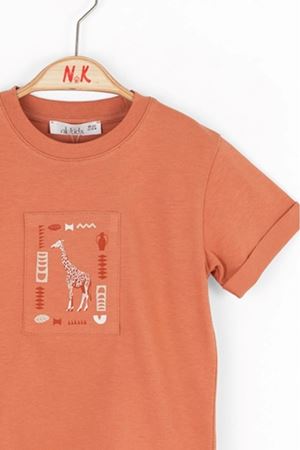 NK Kids 48600 GIRAFFE T-SHIRT TURUNCU 1/4