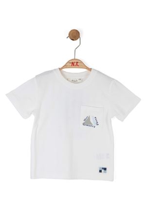 NK Kids 48604 GEOMETRY T-SHIRT 1/4 EKRU