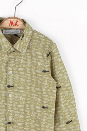 NK Kids 48606 SARDINA GÖMLEK YEŞİL 1/4