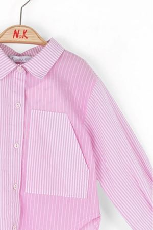 NK Kids 38601 SWEET GÖMLEK 1/4 PEMBE