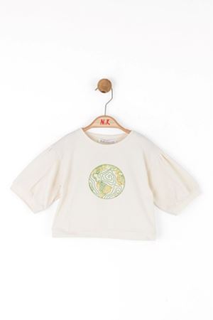 NK Kids 38604 LAKE T-SHIRT 1/4 KREM