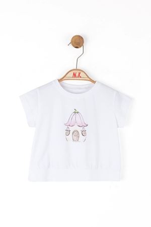 NK Kids 38614 MAGNOLIA HOUSE T-SHIRT 1/4 BEYAZ