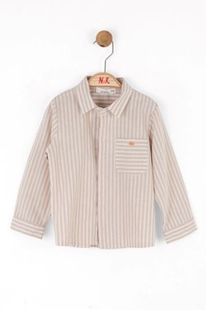 NK Kids 48610 CAPTIAN GÖMLEK VİZON 1/4