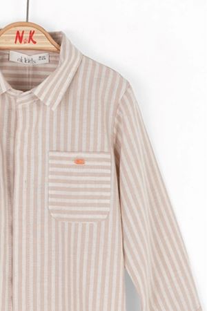 NK Kids 48610 CAPTIAN GÖMLEK VİZON 1/4