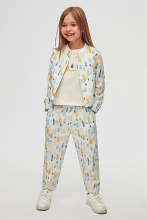 NK Kids 58560 SHARP PANTOLON 4/8 EKRU-MAVİ