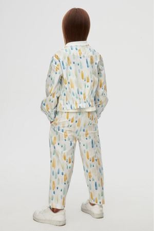 NK Kids 58560 SHARP PANTOLON 4/8 EKRU-MAVİ