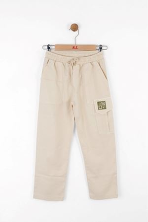 NK Kids 68314 MOTİF DESEN PANTOLON KREM 8/14