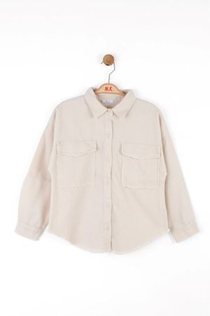 NK Kids 38321 SANDSHELL GÖMLEK 8/14 KREM 