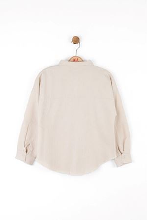 NK Kids 38321 SANDSHELL GÖMLEK 8/14 KREM 