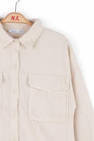 NK Kids 38321 SANDSHELL GÖMLEK 8/14 KREM 