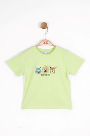 NK Kids 46613 LION T-SHIRT 1/4 YEŞİL