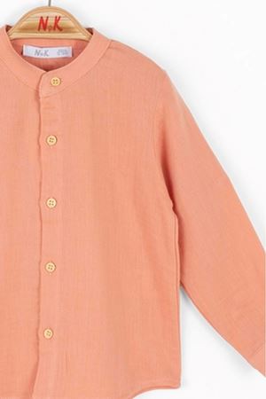 NK Kids 46626 RÜZGAR GÖMLEK 1/4 CORAL