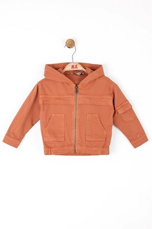 NK Kids 46702 KOLU CEPLİ CEKET 1/4 TURUNCU