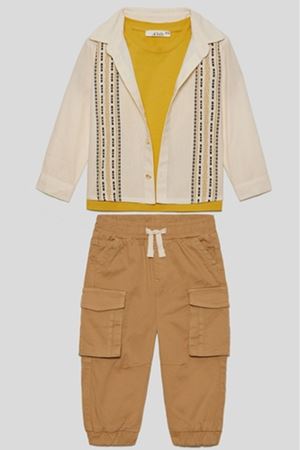 NK Kids 66703 CAMEL PANTOLON 1/4 KREM