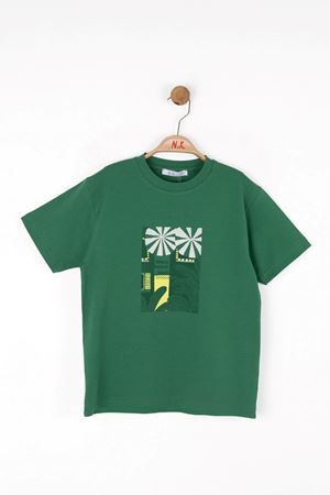 NK Kids 48531 BASEBALL T-SHIRT YEŞİL 4/8