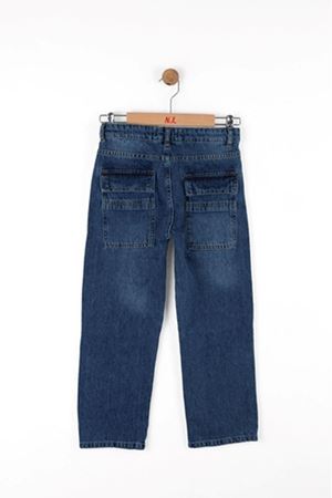 NK Kids 68702 KUVARS PANTOLON MAVİ 8/14