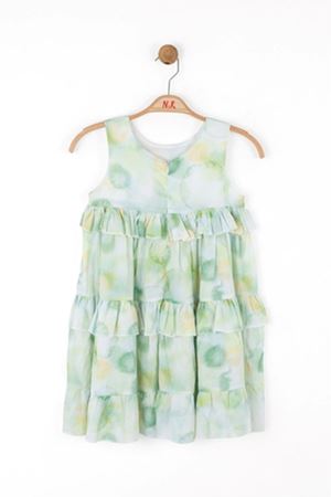NK Kids 78500 GEORGIA ELBİSE YEŞİL 4/8