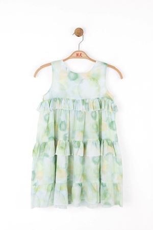 NK Kids 78500 GEORGIA ELBİSE YEŞİL 4/8