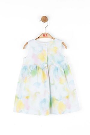 NK Kids 78606 ALICE ELBİSE 1/4 EKRU